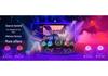 Bee Eye Six-Armed Rotating Laser Stage Light for Indoor Ambiance