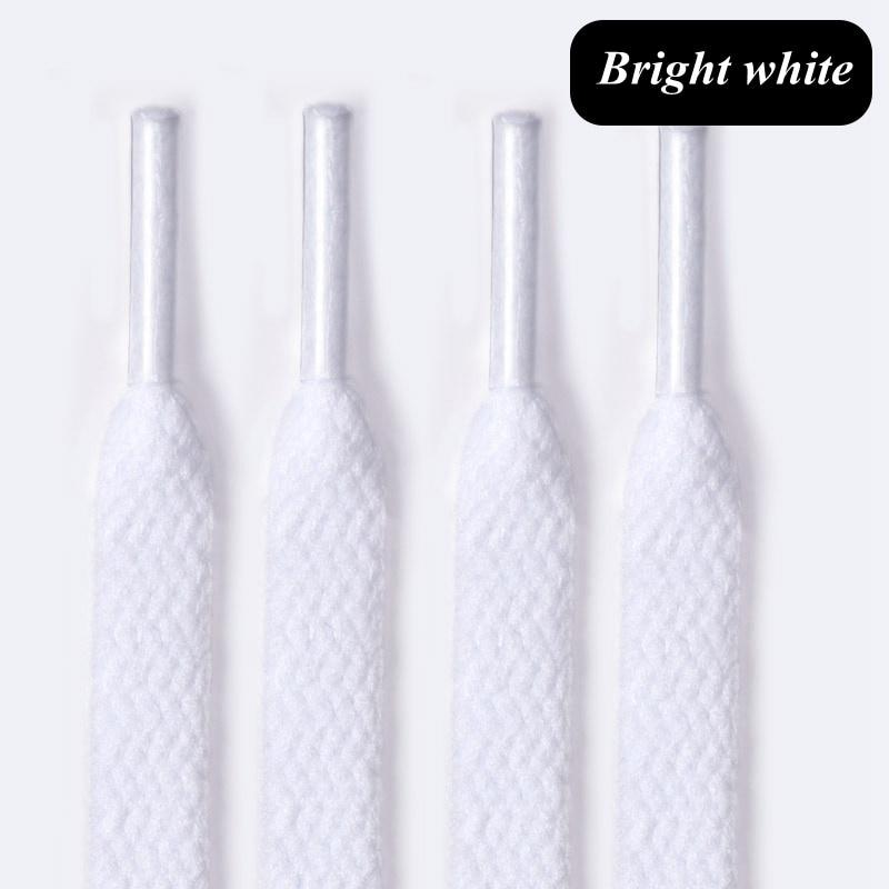 NEW Polyester Replacement Shoelaces Flat Shoe Laces Solid Color for Sneakers Canvas Shoes Casual Shoes