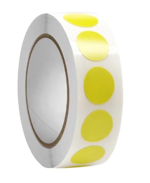 

1000 шт. Наклейки-точки разных цветов Маркировка для классификации Наклейки из мелованной бумаги в рулонах Канцелярские товары каваи Эстетика