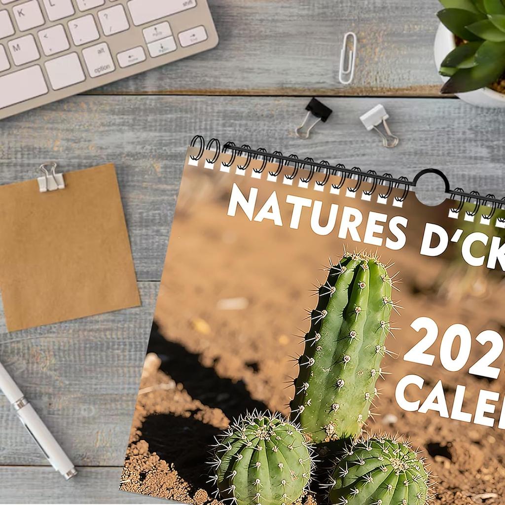 Nature's D*ck Pics Calendar 2026 – Funny Wall Calendar with Unique Rock Photos, 11”x8” for Adults, Perfect Gag Gift for White Elephant & Dirty