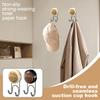 Suction Cup Hook Without Punching Holes, Clothes And Hat Hanging Rack Behind The Door, Entrance Key Bag Hanging Hook Without, Strong Suction