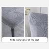 Slip-Resistant Dining Chair Covers Elastic Jacquard Chair Cover New Seat Cover  Home Use