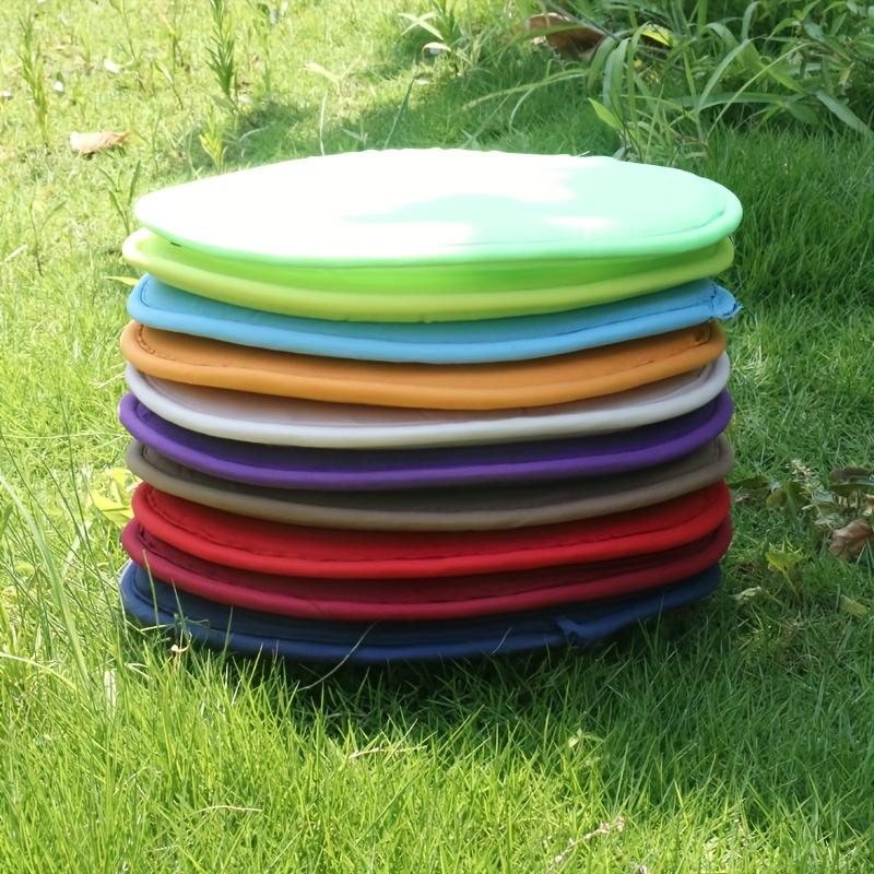 

10pcs Random Color, Vibrant Portable Seat Cushions - Colorful Home Stool Cushions, Colorful Outdoor Camping Mats