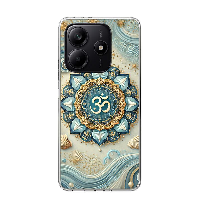 Mandala Chakra Insist Yoga Phone Case For Xiaomi Redmi Note 15 14 13 12S 12 Pro Plus 11S 11E 11 11T 10S 10 Art Soft Pattern Cove