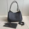 Cross-border First-layer Matte Cowhide Woven Parachute Bag Autumn and Winter Portable Bucket Bag Versatile Shoulder Messenger Women's Bag