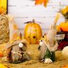 Burlap Thanksgiving Charming Gnome Decoration Featuring Harvest Cap And Accents Seasonal