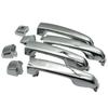 4x Chrome Front Rear Left Right Outside Door Handle 69250-60030 69211-60090 69250-60010 for Toyota 4Runner Lexus GX460