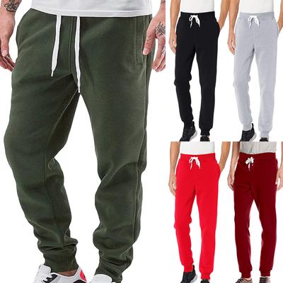 Heren Thermo Trainingsbroek met Fleece Voering, Elastische Tailleband en Verstelbaar Trekkoord voor Buiten en Binnen