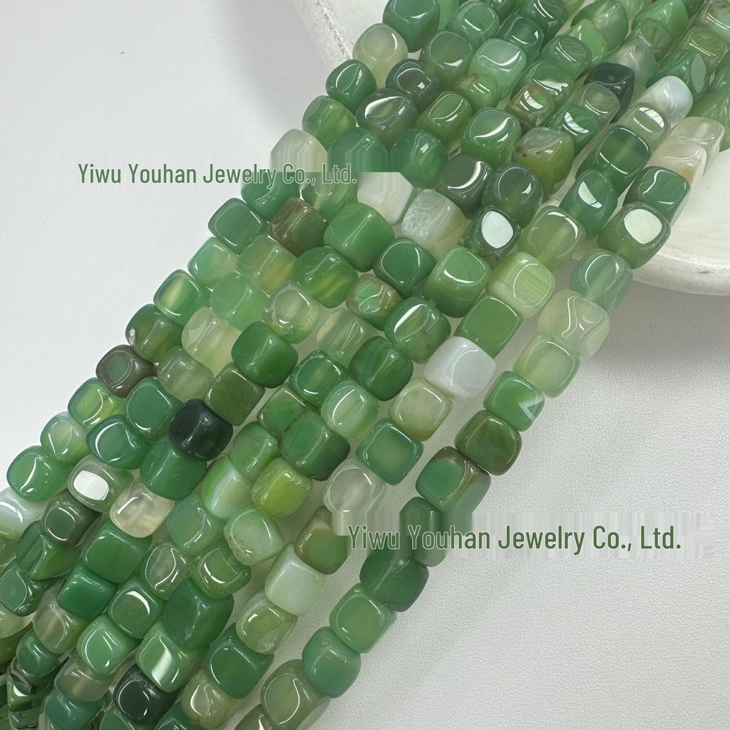 Square Weathered Sugar Cube Stone Beads - DIY Bracelet & Jewelry Accessories