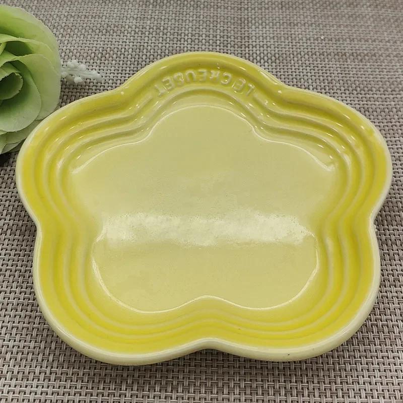 Small Plate 14Cm Sauce Plates Cats Food Bowl French Cool Color Cake Dish Spit Bone Dishs Side Dish Decorative Dessert Tray