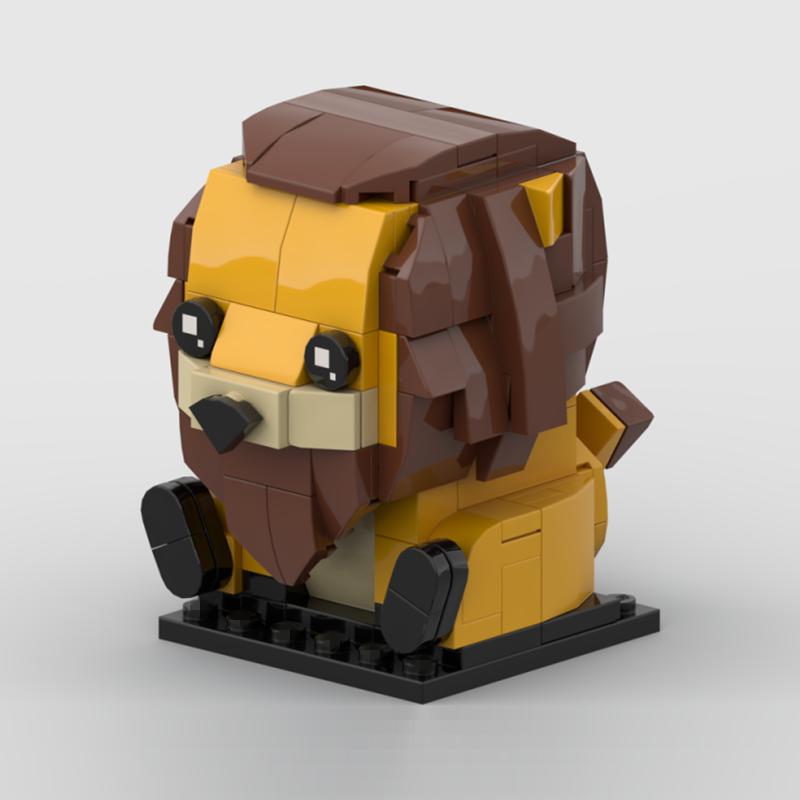 Non-Toxic Moc Cute Animals Bear Cow Rabbit Eagle Penguin Hedgehog Tiger Panda Pig Building Blocks Toys For Children Kids Christmas Gifts