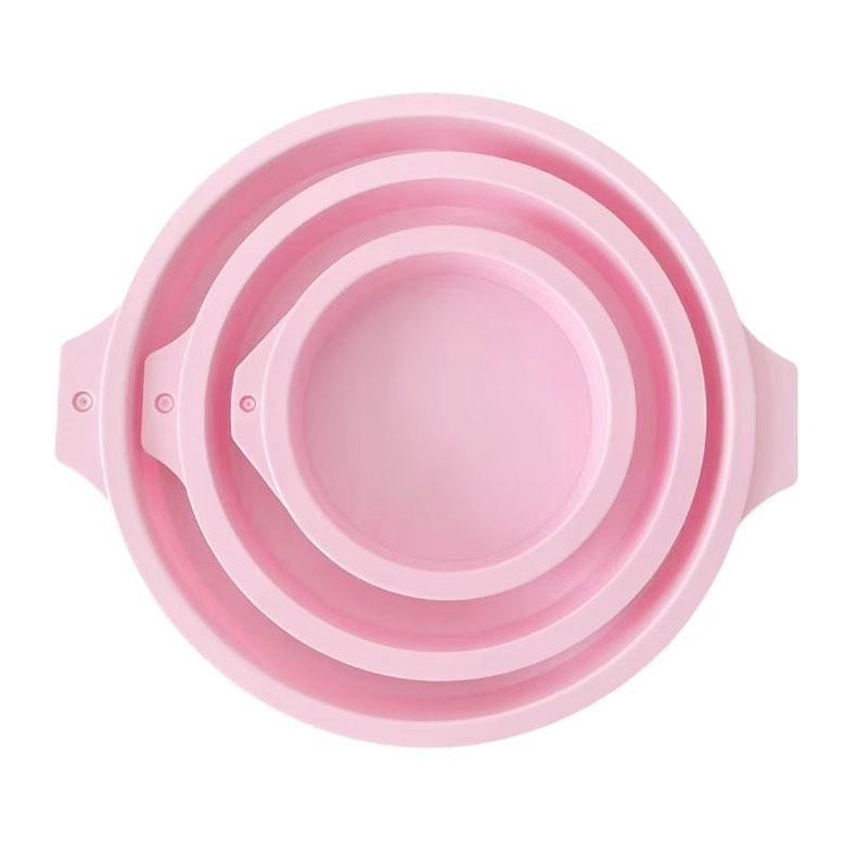 Moule à gâteau arc-en-ciel en silicone haute température de 4, 6, 8 pouces pour gâteaux chiffon et mousse en couches