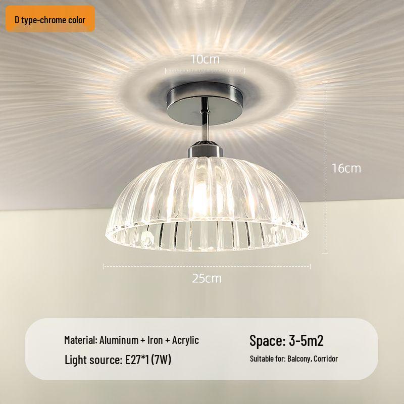 Nowoczesna Minimalistyczna Lampa Sufitowa w Kształcie Kwiatu do Korytarza, Klatki Schodowej, Balkonu lub Foyer