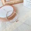 925 Silver-Plated Niche Design Women's Bracelet - Cute, Simple Beaded Jewelry for Girls and Students