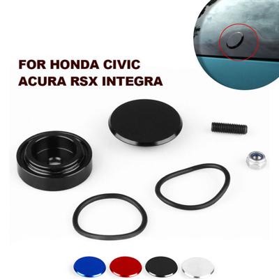 Aluminum Alloy Car Rear Wiper Delete Kit Plug Cap Universal Accessory For Honda