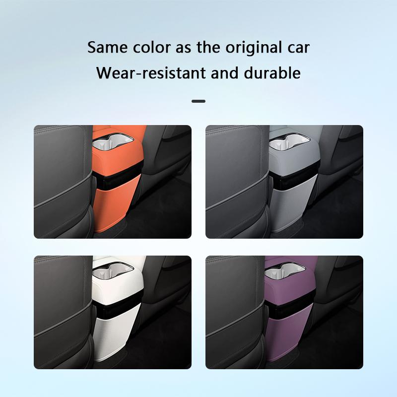 For ZEEKR 7X Ultra 7X Max 2026, Car Color Leather Overlay On The Rear Back Row Air Conditioner Air Outlet Anti Kick Panel Cover