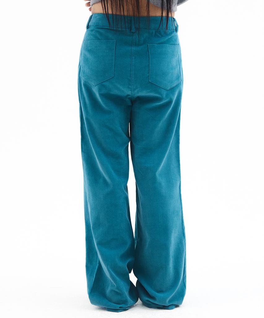 AMES-WORLDWIDE Corduroy Easy Pants Blue