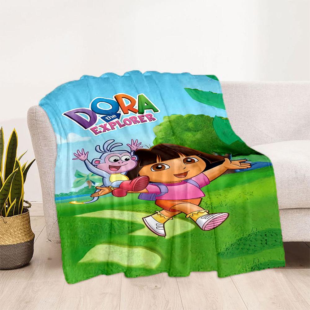 Dora Explorer Blanket Soft Warm Cozy Perfect for Picnics Couch Office All-Season Use Warmthful Decor Ideal Gift for Friends Family Couples Picnic