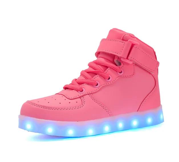 Größe 25-46 LED-Lichter Schuhe Leuchtende Sneaker für Kinder & Erwachsene Frauen Männer Tennis für Kinder Jungen Mädchen Leuchtende Hausschuhe Stiefel