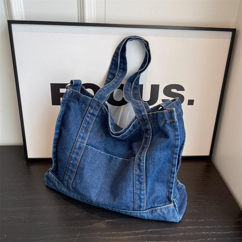 New Cowboy Tote Bag Women Fashion Simple Hundred Shoulder Bag Travel Casual Crossbody Bag