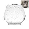 Anti Licking Pet Headgear Clear Cat Helmet Muzzle, Breathable Bite Kitten Astronaut Safety Muzzle for Cats Helmet, Prevents Biting Chewing,