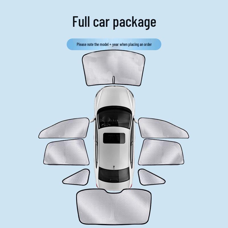 Graphene Car Windshield Sunshade: Full Car Blackout Curtain with Heat Insulation