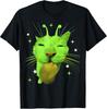 Retro 90s Alien Cat UFO T-Shirt for Cat Lovers