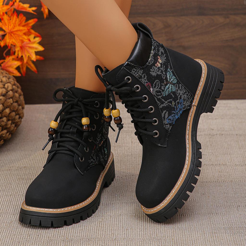 Fashion Winter New Women Thick-soled Snow Boots Cotton Designer Shoes Warm Plus Velvet Round Head Slip-on Cotton Boots Large Size 44