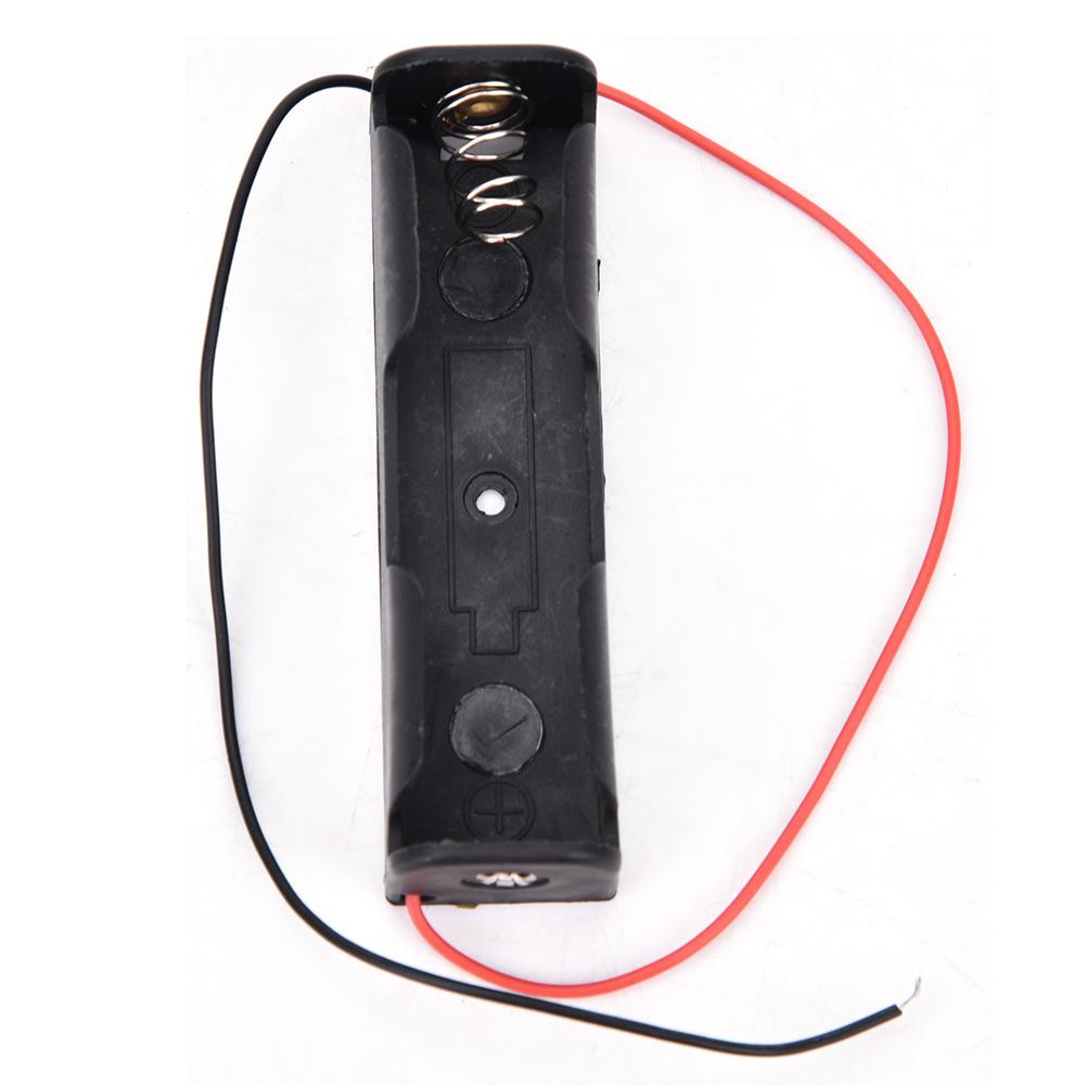 Plastic Battery Case Fit for 18650 3.7V Battery Storage Holder Case with Wire (1 Battery)