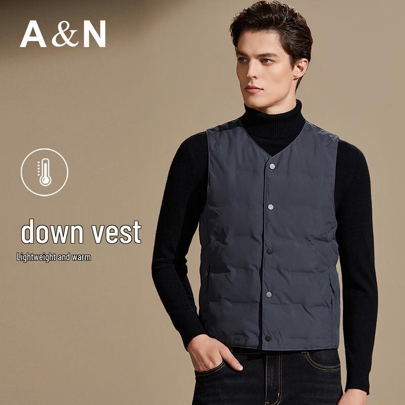 Antonio Herren Weste 90% Daunenfüllung Leicht Business Casual