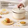 Yuechang Nan Bamboo Heat-Resistant Insulation Pad for Clay Pots - Kitchen Table Mat and Anti-Scald Bowl Protector.