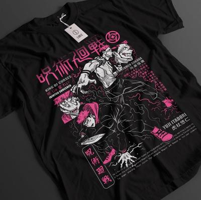 Tricou Jujutsu Kaisen Tricou Itadori Yuji Top Sukuna Gojo Tricou Anime JJK Unisex