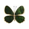 Shimmering 3D Butterfly Brooch Alloy Base Intricate Detailing Versatile Fashion Accessory For Outfits Enhancement