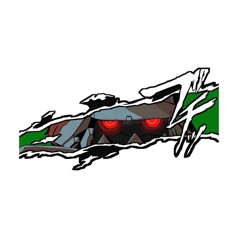 Guilty Gear Anime Eyes Vinyl Stickers, Scratch Proof PVC Car Decals, Funny Graphic Decor for Windshield & Air Conditioner