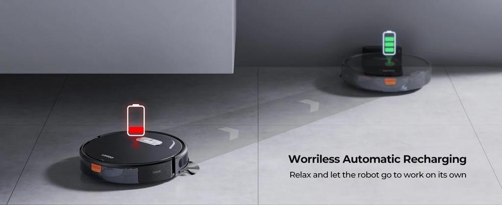 Evol 3 Robot Vacuum 4500Pa Suction Sweeping Robots Multifunctional Intelligent Sweeping Robot with Auto Carpet Boost