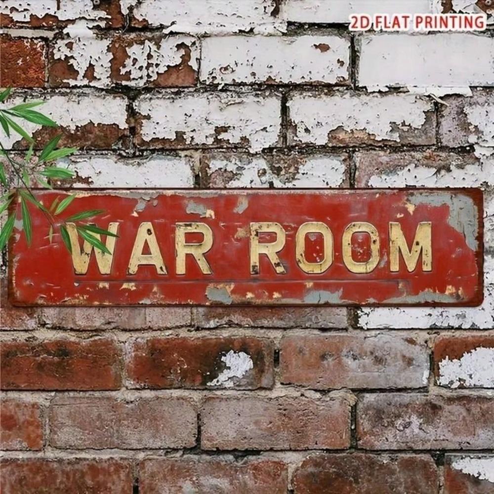 Vintage Military Retro Metal Sign Bar Garage Wall Decor