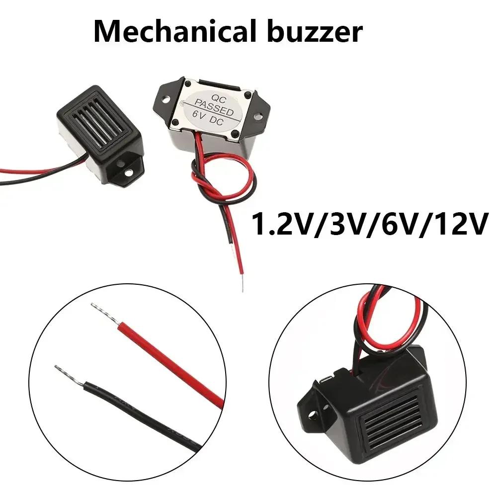 33.5*15mm 85dB Electronic Buzzer Alarm Mini Mechanical buzzer DC 1.2/3/6/12V Constant Tone Sound Beeper High quality