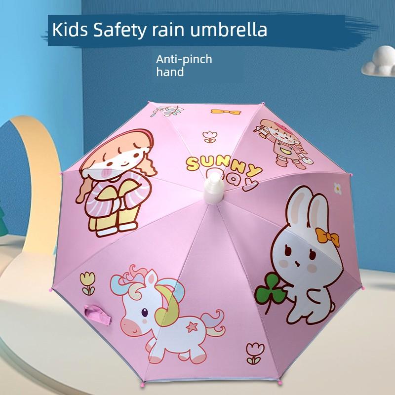 Children's Umbrella Girls' Kindergarten Baby Rain and Rain Dual-Use Primary School Student Male School Special Automatic Sunshade Sun Umbrella