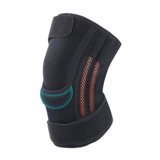

Sports Knee Brace with Side Stabilizer Patella Gel Pads Pain Relief Knee Compression Sleeve Running Workout Arthritis Joint Recovery Knee Support Wrap чёрный