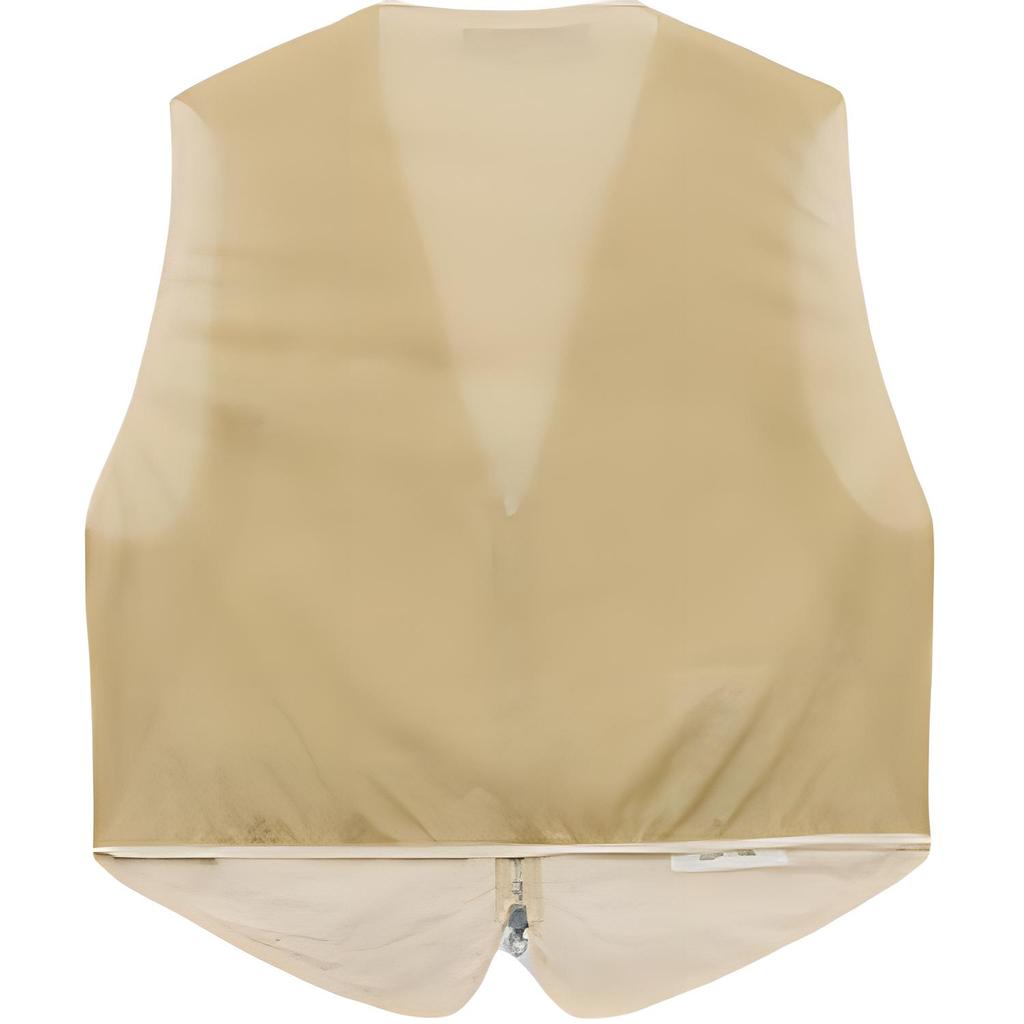 Stone Island FW24 Logo Letter Zip Casual Vest Unisex vest Off-White 8115G03M3-V0097