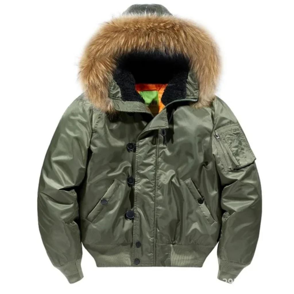 Men's Bomber Jackets Army Cotton Padded Coats