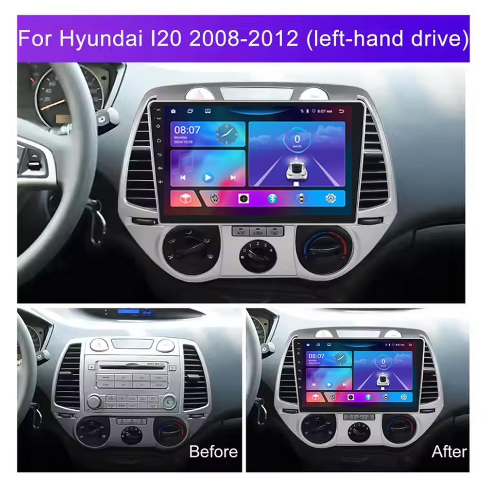 Toyousonic Car Video Player for Hyundai i20 2008-2012 GPS Navigation Built-in Dsp Carplay Autoradio Android Head Unit
