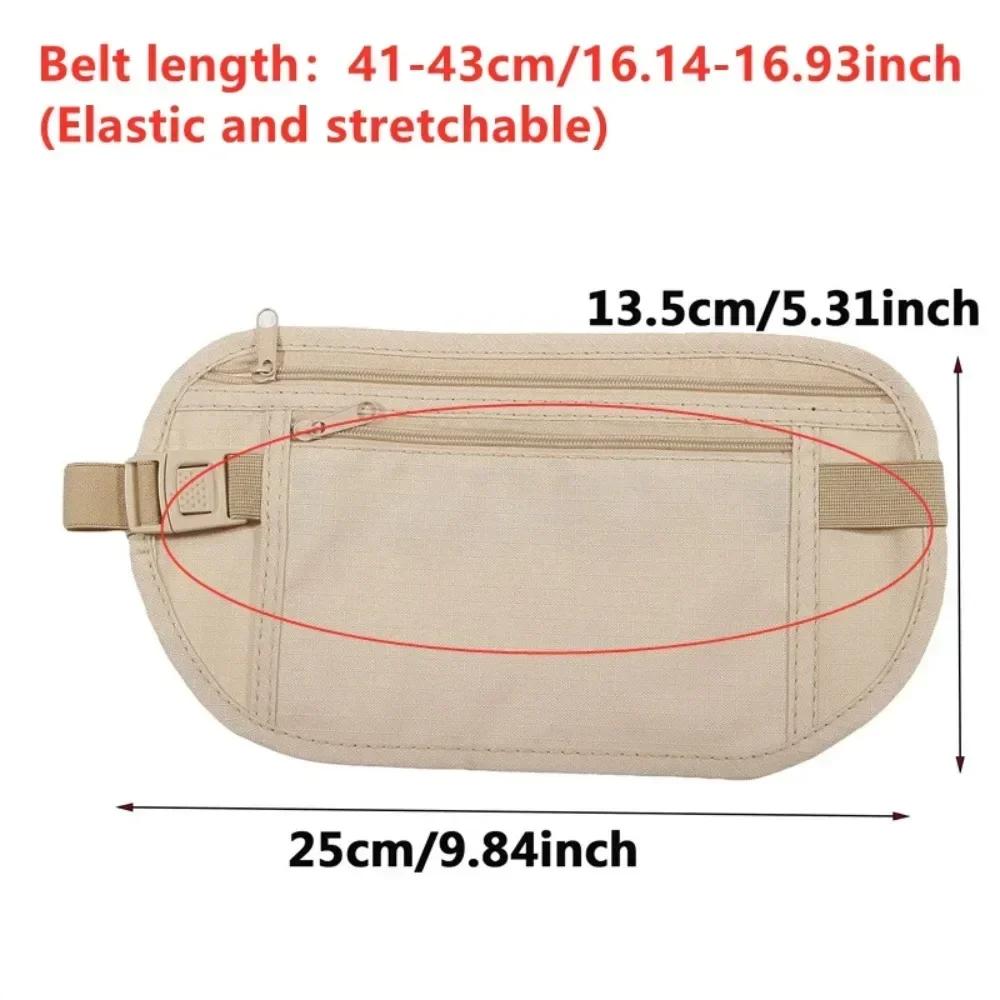 Sport Running Invisible Waist Bag  Cash Security Wallet Gift Pack - Ultra-Thin Ergonomic Design for Runners & Travelers