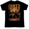 Mitglieder Der Dirty Honey Band Schwer Baumwolle Schwarz Alles T-Shirt