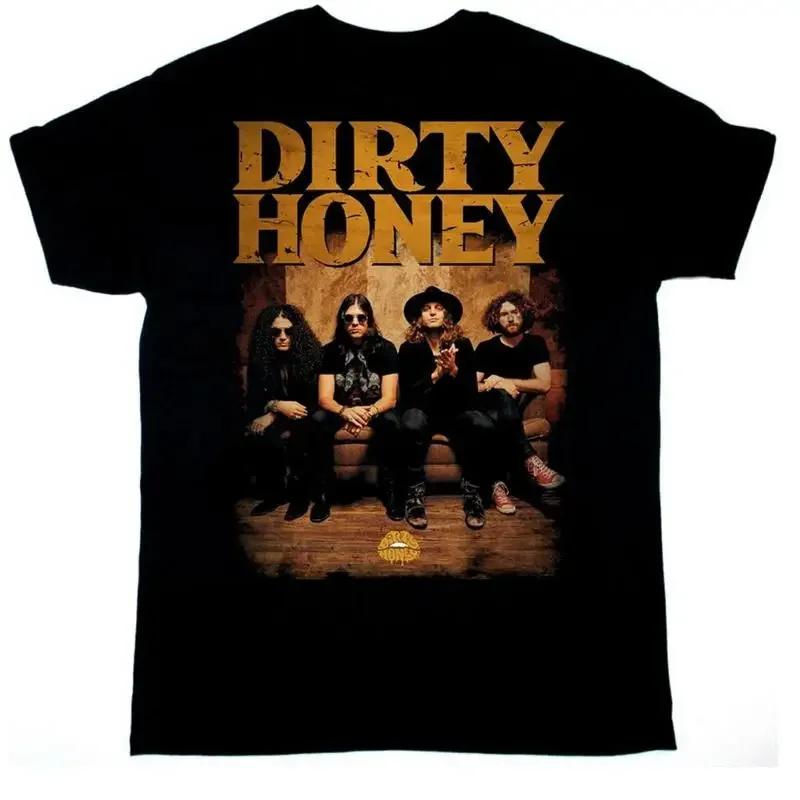 Mitglieder Der Dirty Honey Band Schwer Baumwolle Schwarz Alles T-Shirt