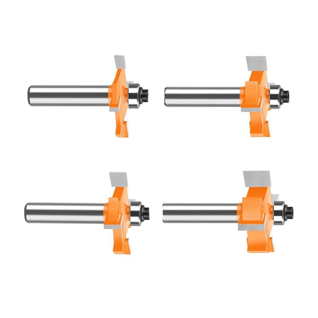 High Quality Router Bit Set for Wood Joinery 8mm Shank with Long Time Ball Bearing High Accuracy Milling Cutter