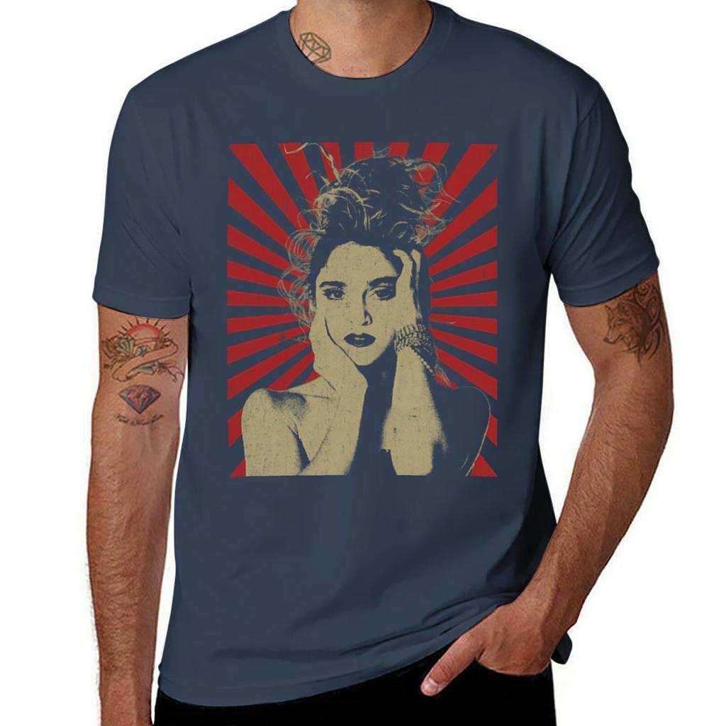 Madonna \\ Vintage Style \\\\ Fan Art T-Shirt Big Size Daily Wear T-Shirt