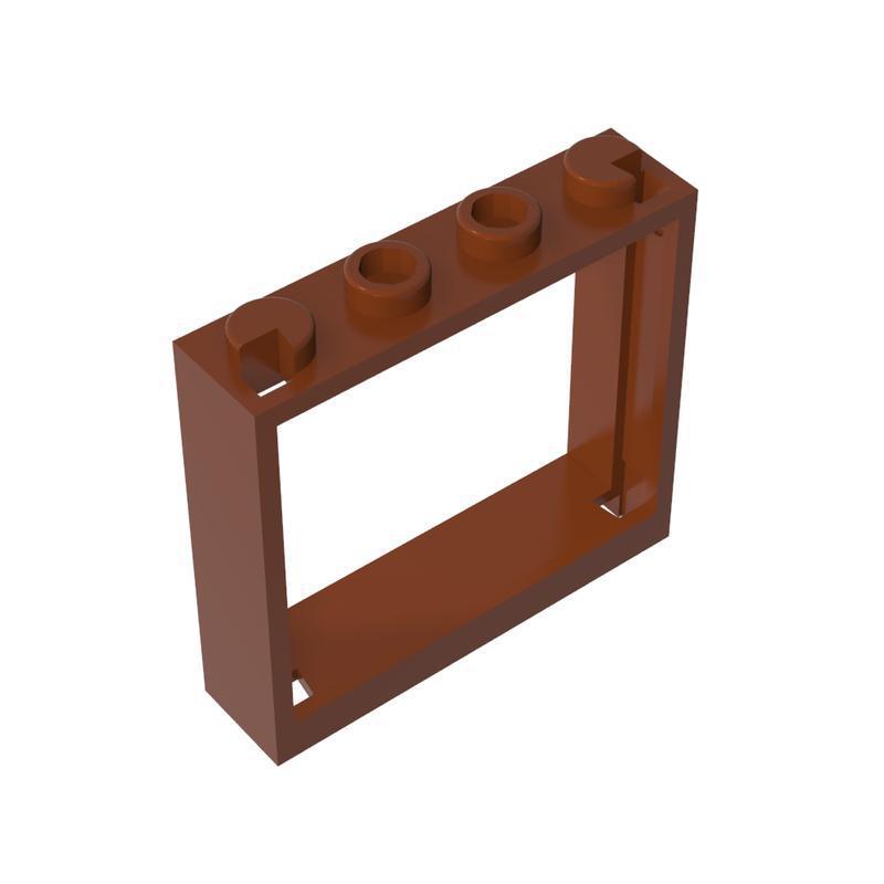 

10pcs 60594 Window Frame 1x4x3 Constructing Blocks Moc Accessories Compatible featuring Construction Bricks DIY Children Playthings 10PCS коричневий
