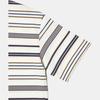 Uniqlo X JW Anderson Collaboration SS24 Striped Pique Short Sleeve T-Shirt Men Tops Beige 469054-30