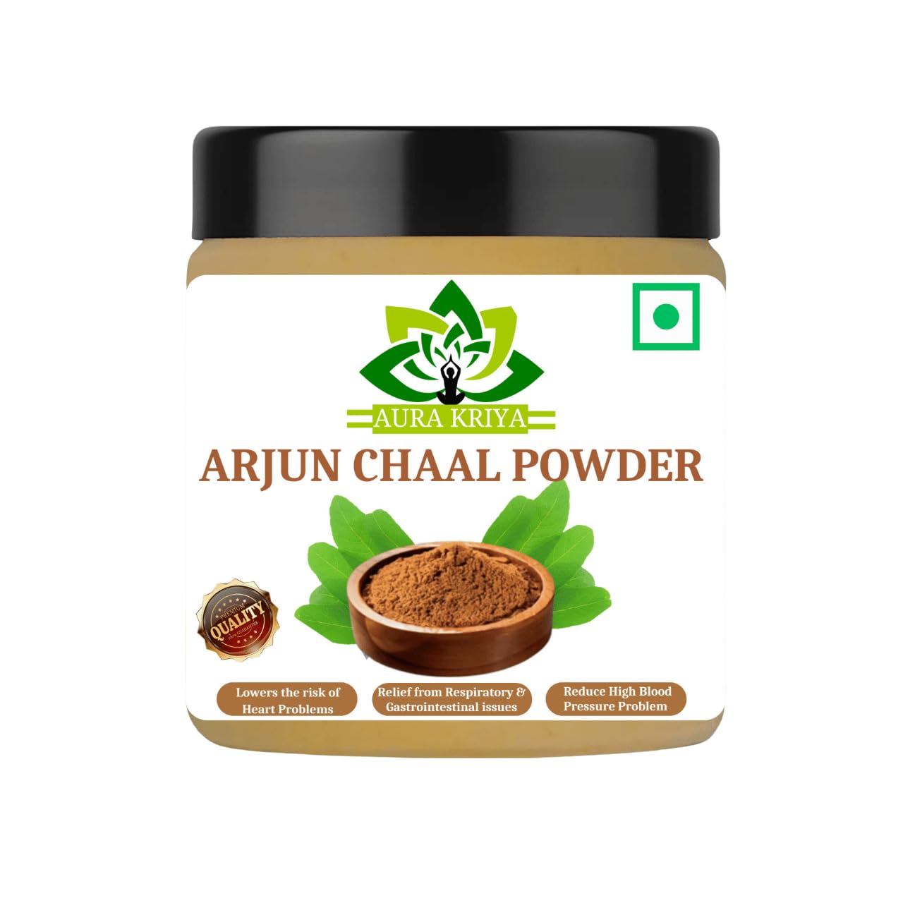 

Aura Kriya Natural Arjun Ki Chaal Powder, Arjuna Bark, Arjun Chaal Tree | 100gm 0.2lbs